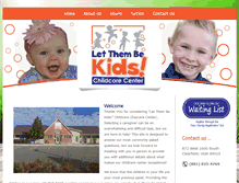 Tablet Screenshot of letthembekidschildcare.com